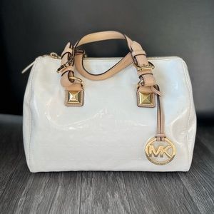 Michael Kors Grayson Satchel Leather Handbag